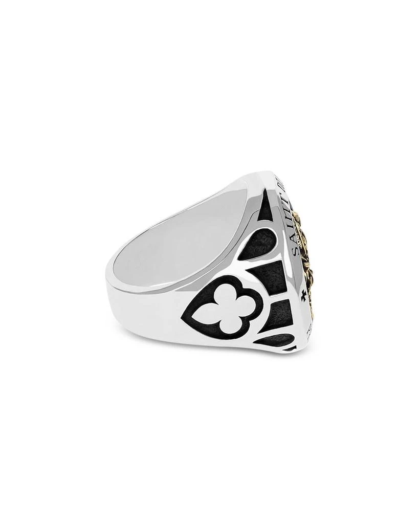 King Baby Two Tone Saint Michael Ring 2