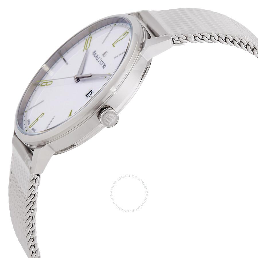 Maurice Lacroix Eliros Quartz White Dial Unisex Watch EL1118-SS00S-120-D