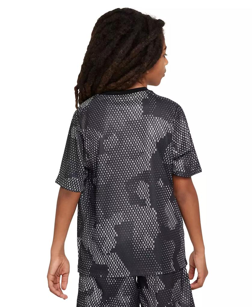 NIKE Big Boys Multi Dri-FIT Short-Sleeve Printed Top