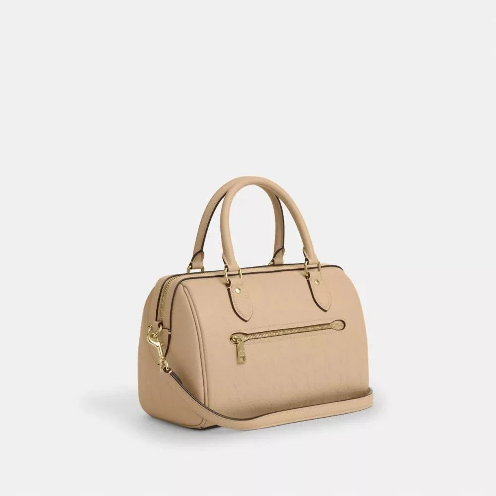 Coach Rowan Satchel Bag In Signature Leather 5