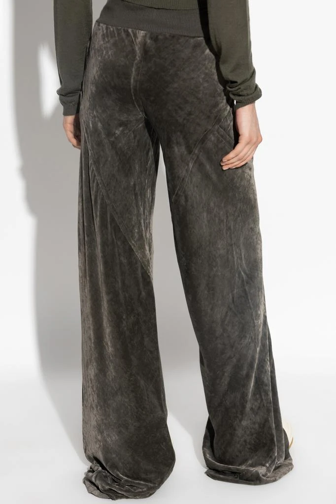 Rick Owens Velvet wide-leg trousers 4