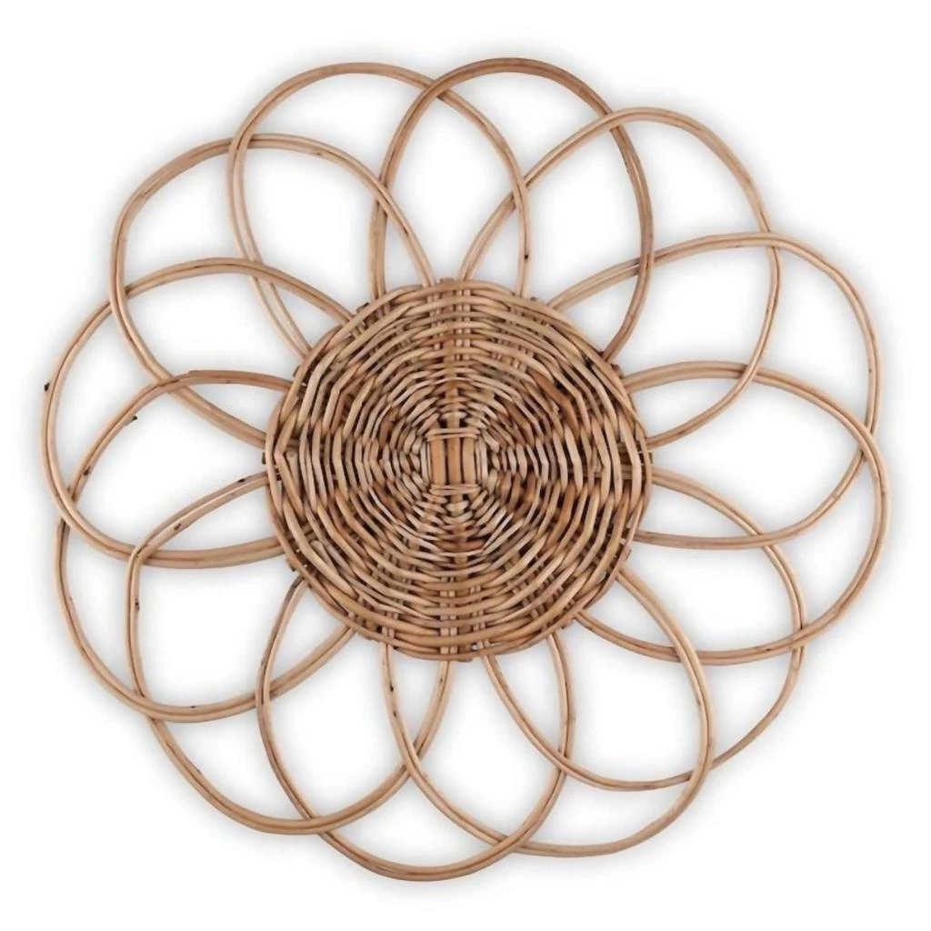 CASA CASA CURATED Casa Casa Curated - Handwoven Rattan Wicker Placemats