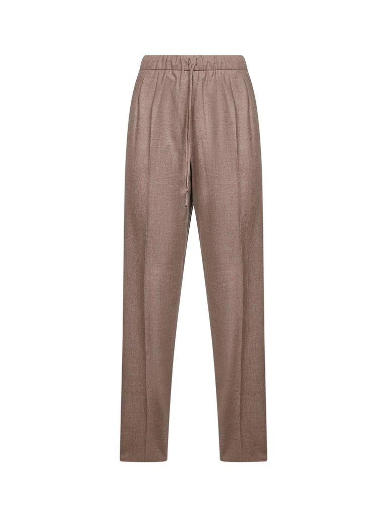 Max Mara MAX MARA | Turtledove stretch cashmere GATTI drawstring trousers | Women | 40 1
