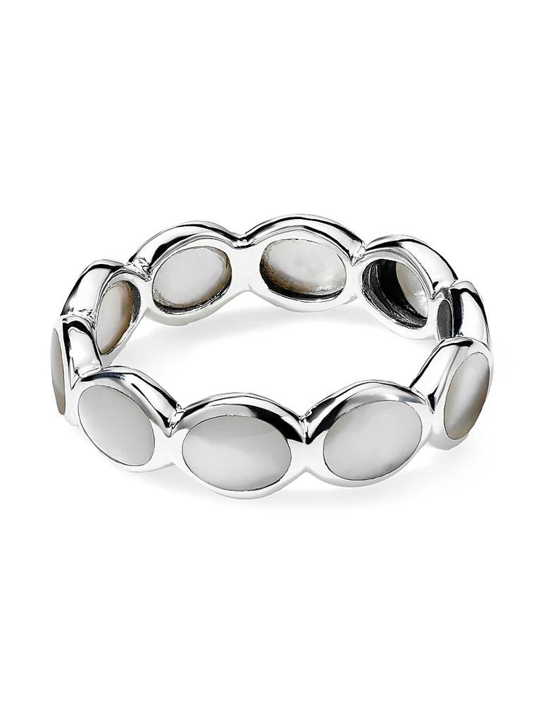 Ippolita Polished Rock Candy Sterling Silver
Mother-Of-Pearl Oval Eternity Ring