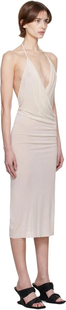 Rick Owens Off-White Hollywood Draped Dress 2