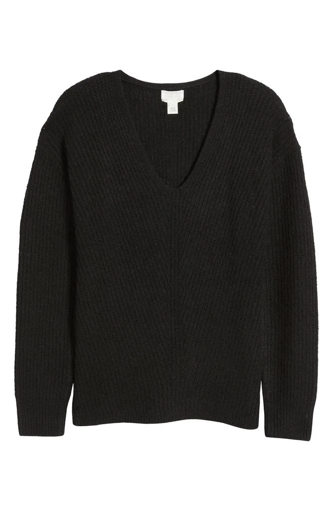 Caslon<sup>®</sup> Directional V-Neck Sweater 5