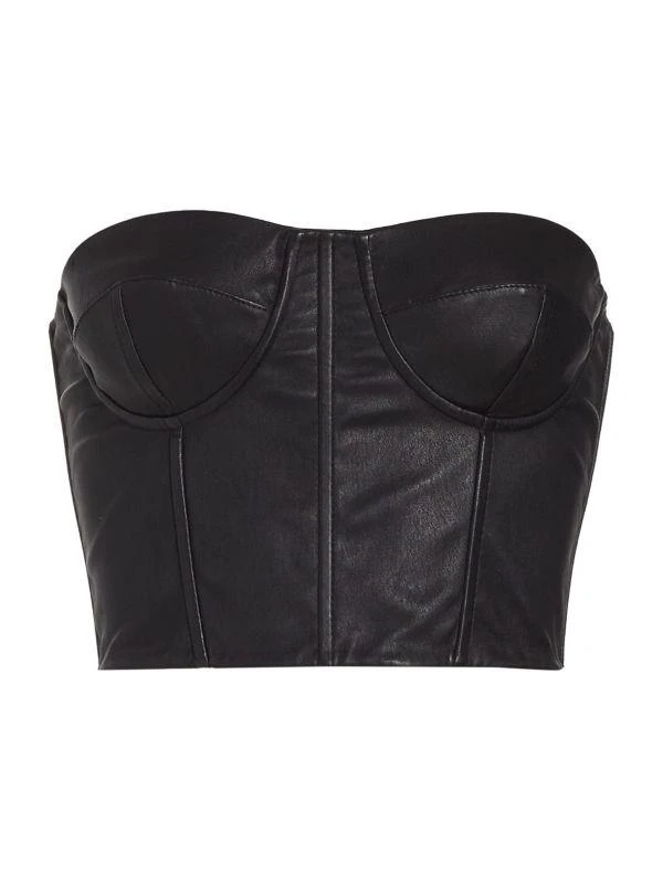 SPRWMN Leather Bustier Top 6
