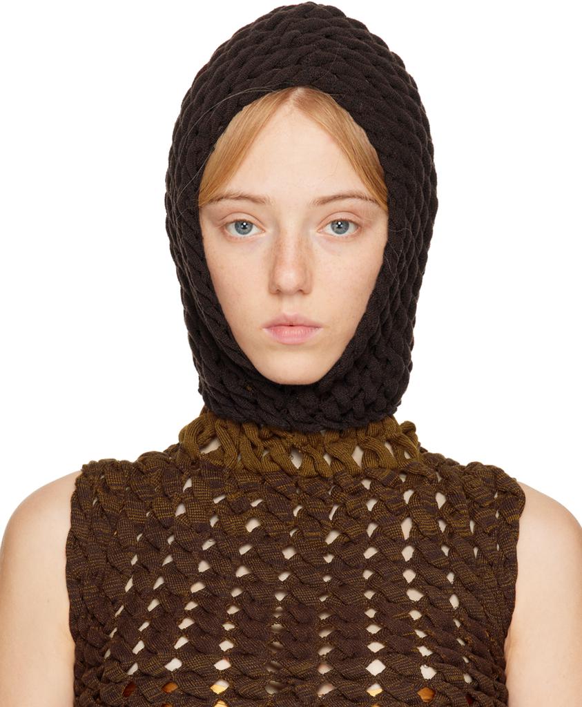 Isa Boulder SSENSE Exclusive Brown Balaclava