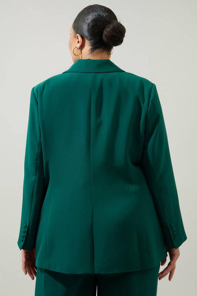 Sugarlips Sugarlips - Chelsea Fitted Notch Lapel Blazer - Plus