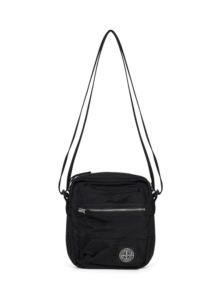Stone Island STONE ISLAND | Black crossbody pouch bag | Man | PZ