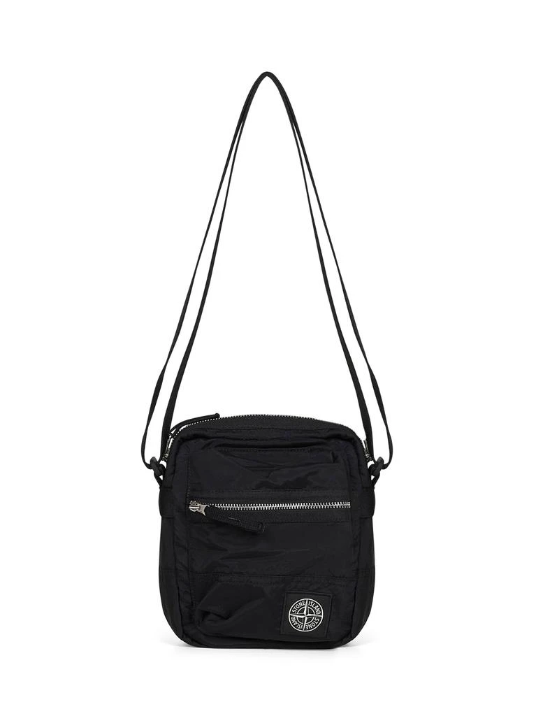 Stone Island STONE ISLAND | Black crossbody pouch bag | Man | PZ 1