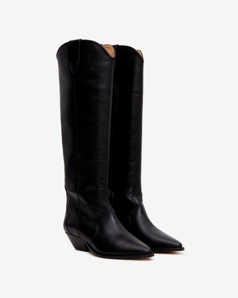 Isabel Marant ISABEL MARANT, DENVEE SUEDE LEATHER BOOTS - Women - Black - 40