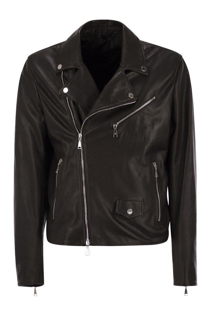 TAGLIATORE Short Leather Jacket georgia - Jackets - BeyondStyle