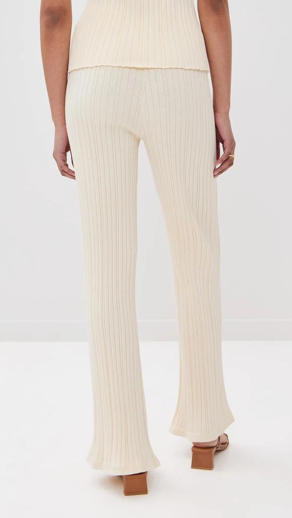 LE BOP Ribbed Flare Pants 2