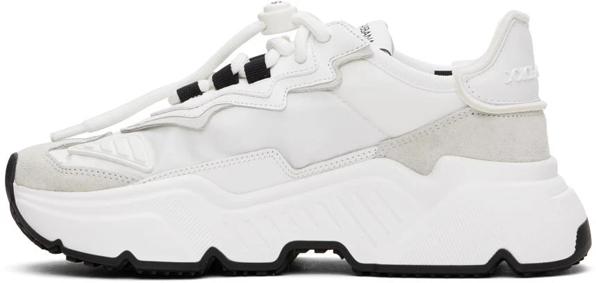 Dolce & Gabbana White Mixed-Material Daymaster Sneakers 3