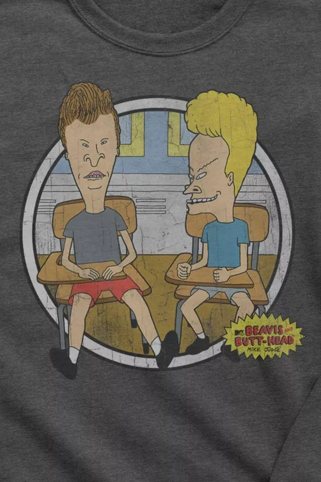 Urban Outfitters Beavis And Butt-Head Crew Neck Sweatshirt 2