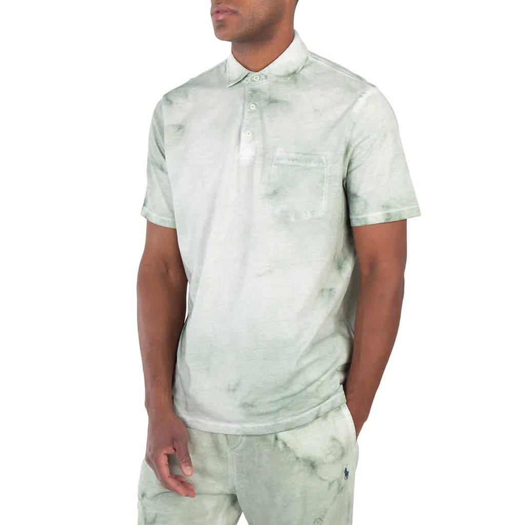 Ralph Lauren Tie Dye Cotton-Linen Polo Shirt