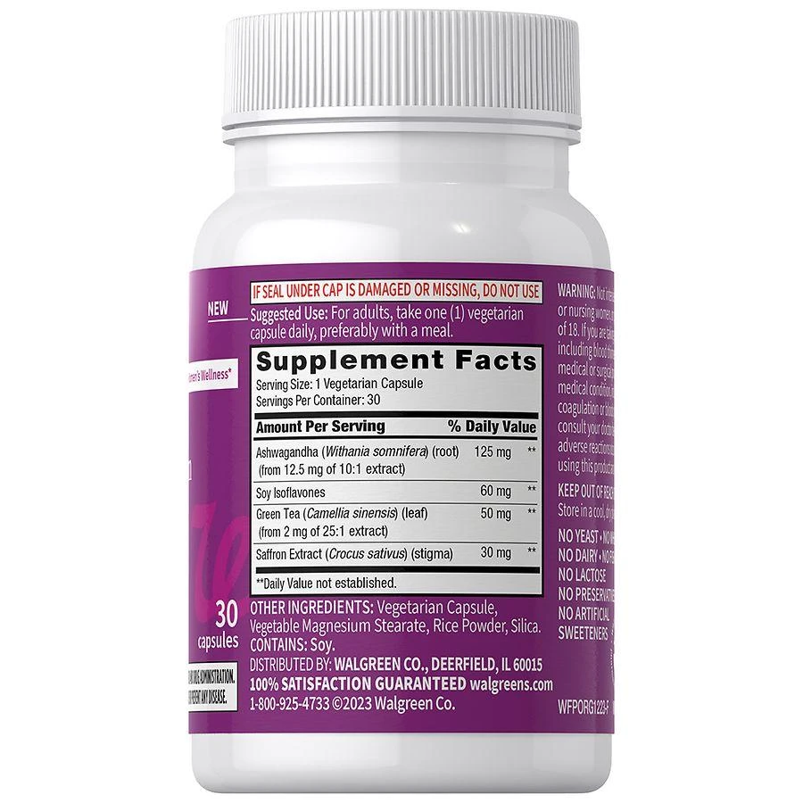 Walgreens Free & Pure Menopause Multi-Symptom Support Capsules 3