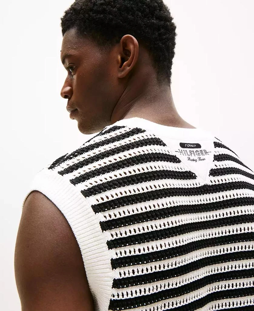 Tommy Hilfiger x APXGP Collection Men's Stripe Sweater Vest 4