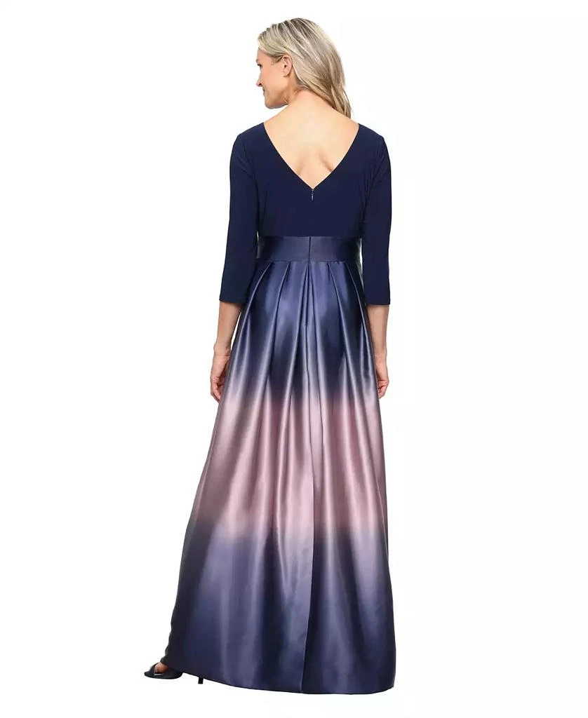 SL Fashions Petite Ombr Satin Gown - Dresses & Skirts - Free Shipping -  BeyondStyle