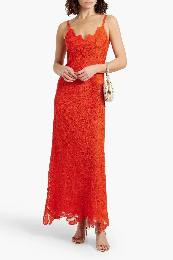 SIMKHAI Phoenix guipure lace maxi dress 2