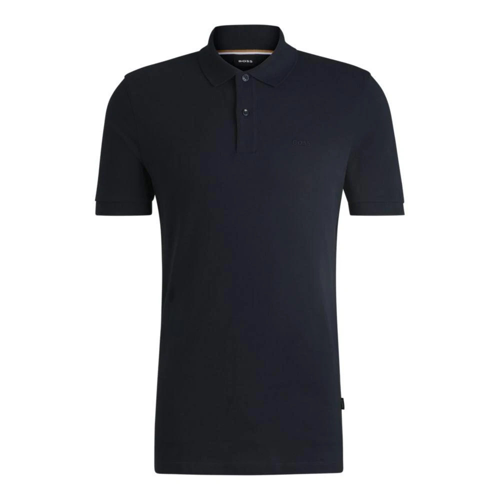 Hugo Boss Pallas Regular-fit polo shirt in cotton with embroidered logo 1