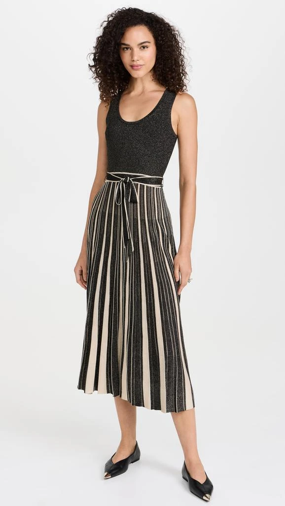 Zimmermann Illustration Metallic Scoop Dress 4