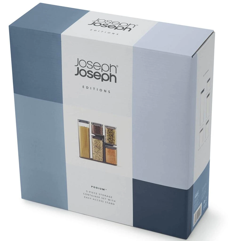 Joseph Joseph Joseph Joseph Editions Podium 5 Piece Storage Container Set - Sky 3