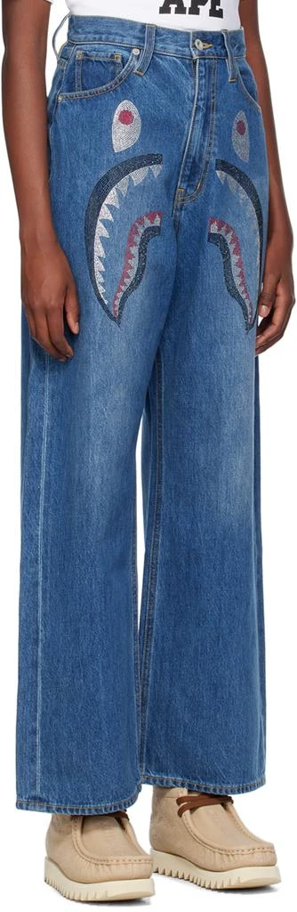 Bape Indigo Shark Jeans 2