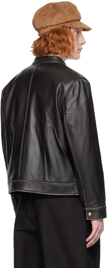 Dunst Brown Racing Leather Jacket 3