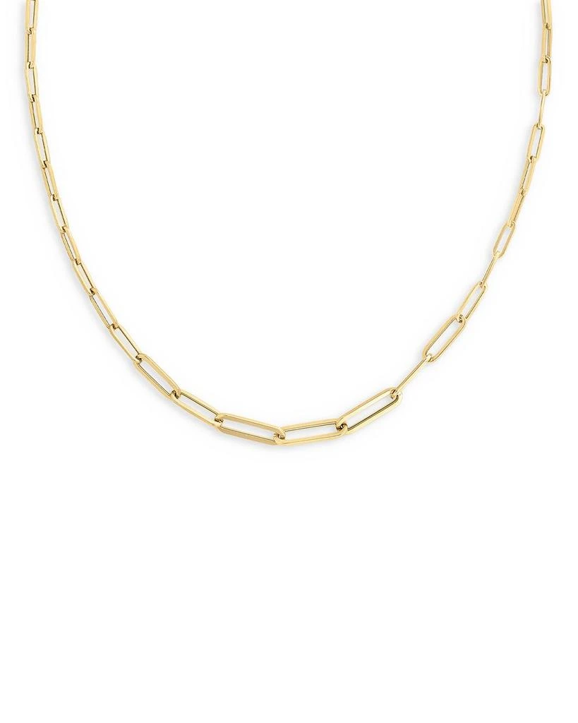 Roberto Coin 18K Yellow Gold Classic Oro Link Necklace, 17" 1