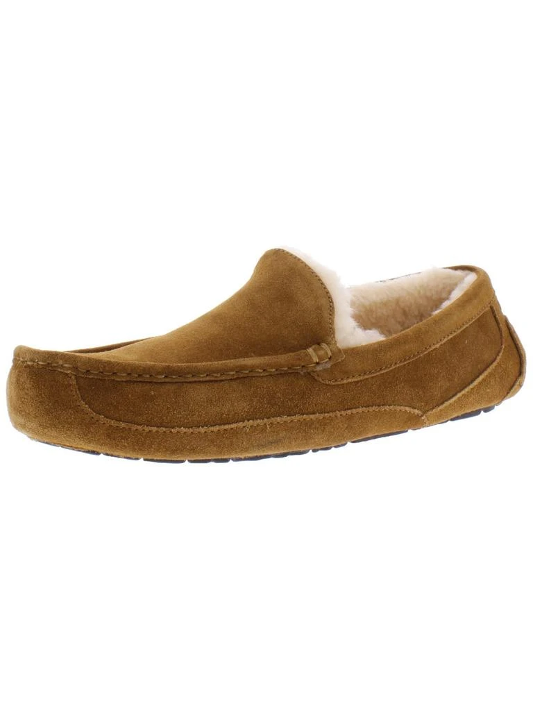 UGG Ascot Mens Suede Shearling Moccasin Slippers 1