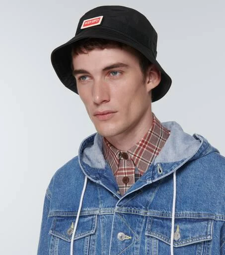 Kenzo Bucket Hat Kenzo embroidered-logo Bucket Hat | Black | FARFETCH main image 3