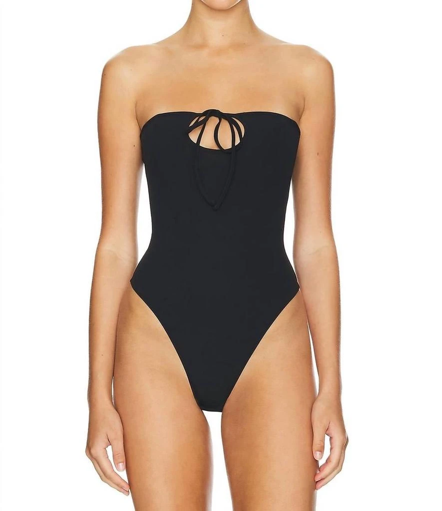 Fleur du Mal Fleur Du Mal - Convertible Front Tie Bodysuit