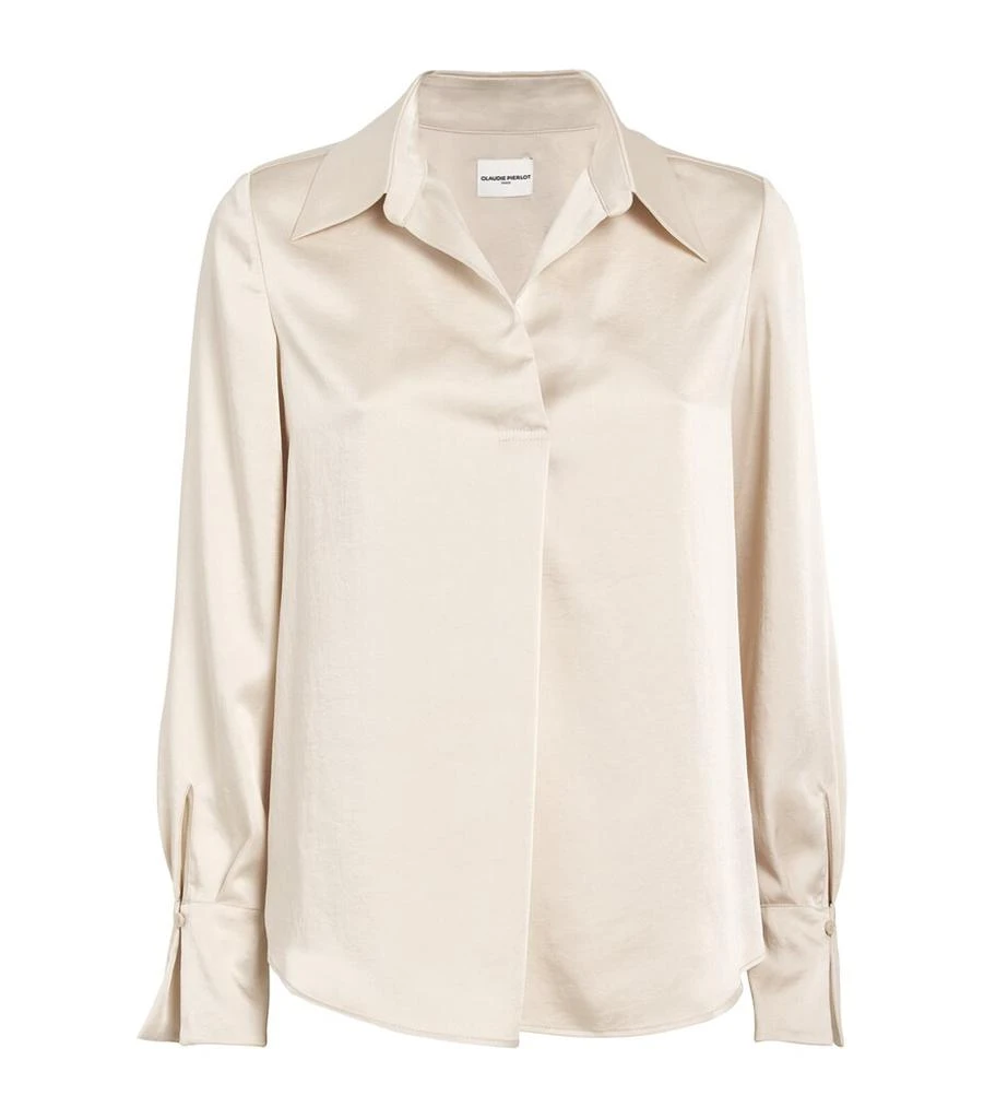 Claudie Pierlot Satin Shirt 1
