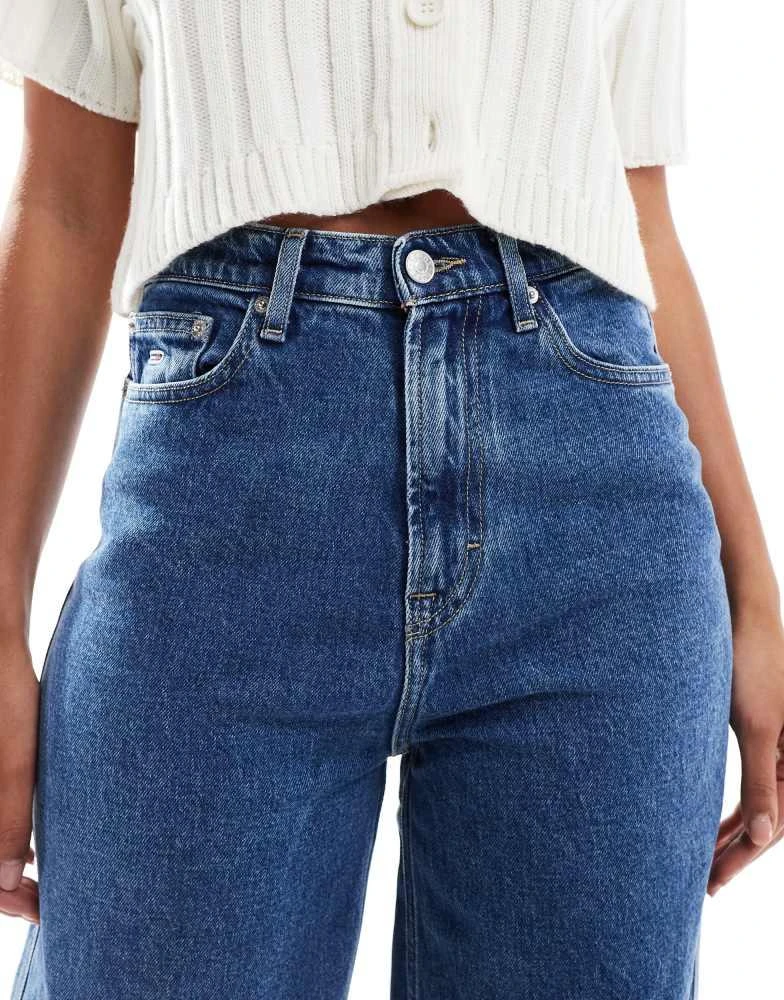 Tommy Jeans Tommy Jeans Claire high rise wide leg jeans in mid wash 4