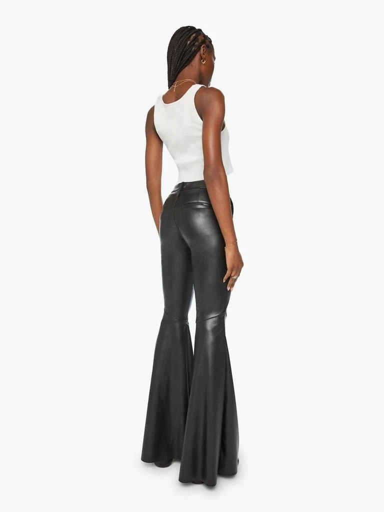MOTHER The Super Cha Cha Prep Heel Pants In Wax On, Wax Off Black 3