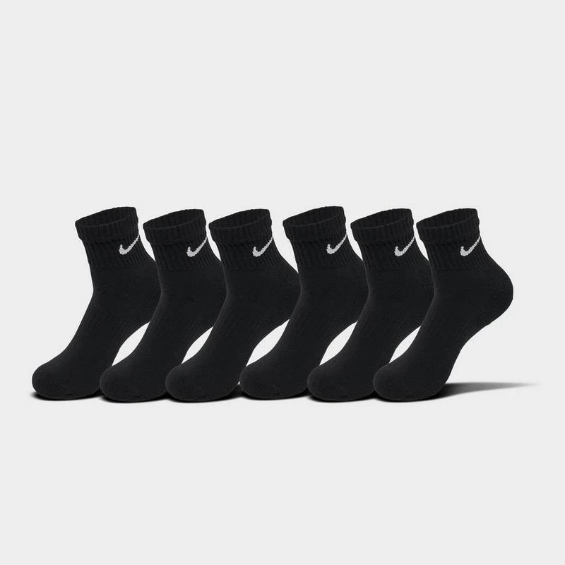 NIKE Nike Everyday Cushioned Training Ankle Socks (6-Pack) 1