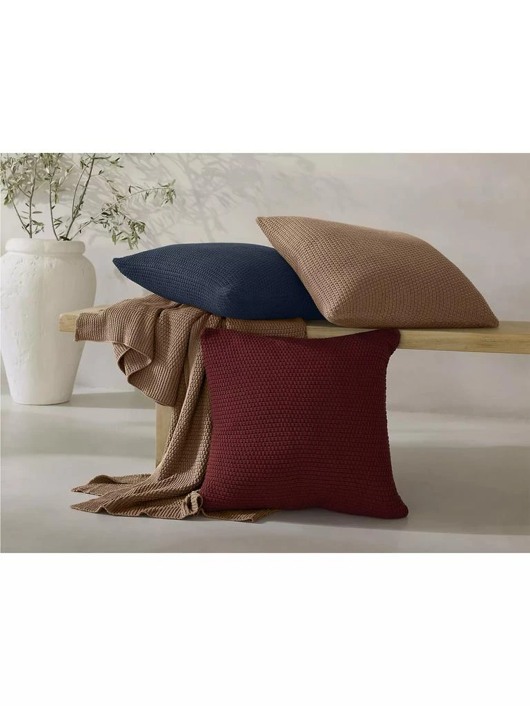 Coyuchi Avalon Organic Knit Decorative Pillow Cover 5