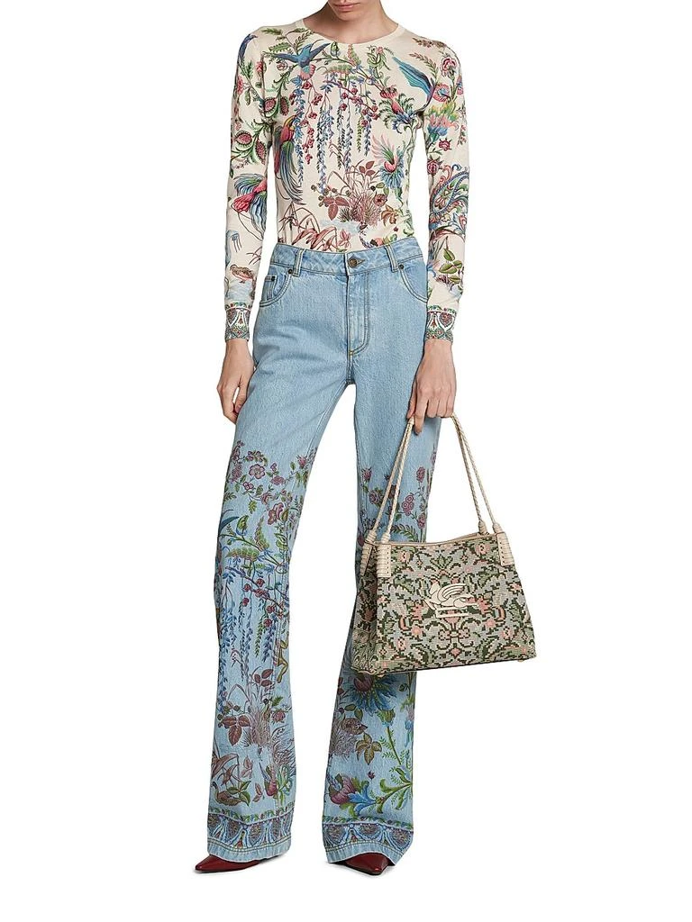 ETRO Printed Knit Crewneck Top 2