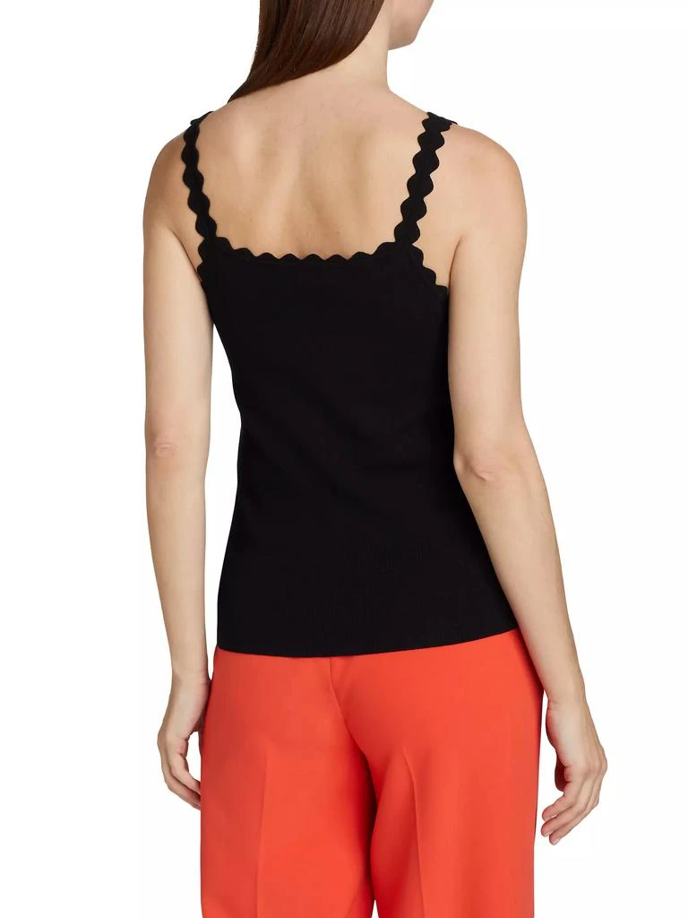 Elie Tahari Betty Scallop-Trim Knit Tank 5