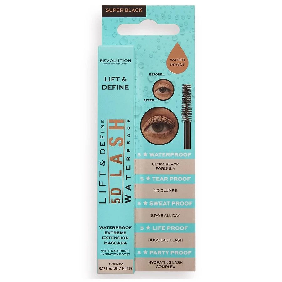 Makeup Revolution 5D Lash Mascara Waterproof 2