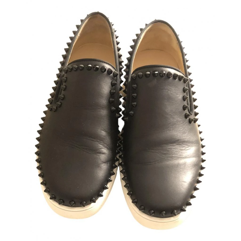Christian Louboutin Christian Louboutin Pik Boat leather low trainers 1