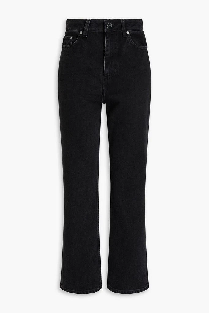 Ganni High-rise bootcut jeans