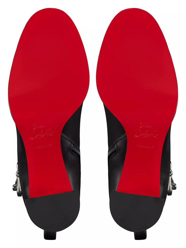 Christian Louboutin Booty Lock 70MM Leather Boots 5