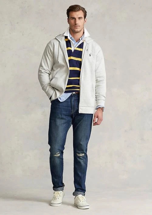 Ralph Lauren Ralph Lauren Big Tall Double Knit Full Zip Hoodie 4