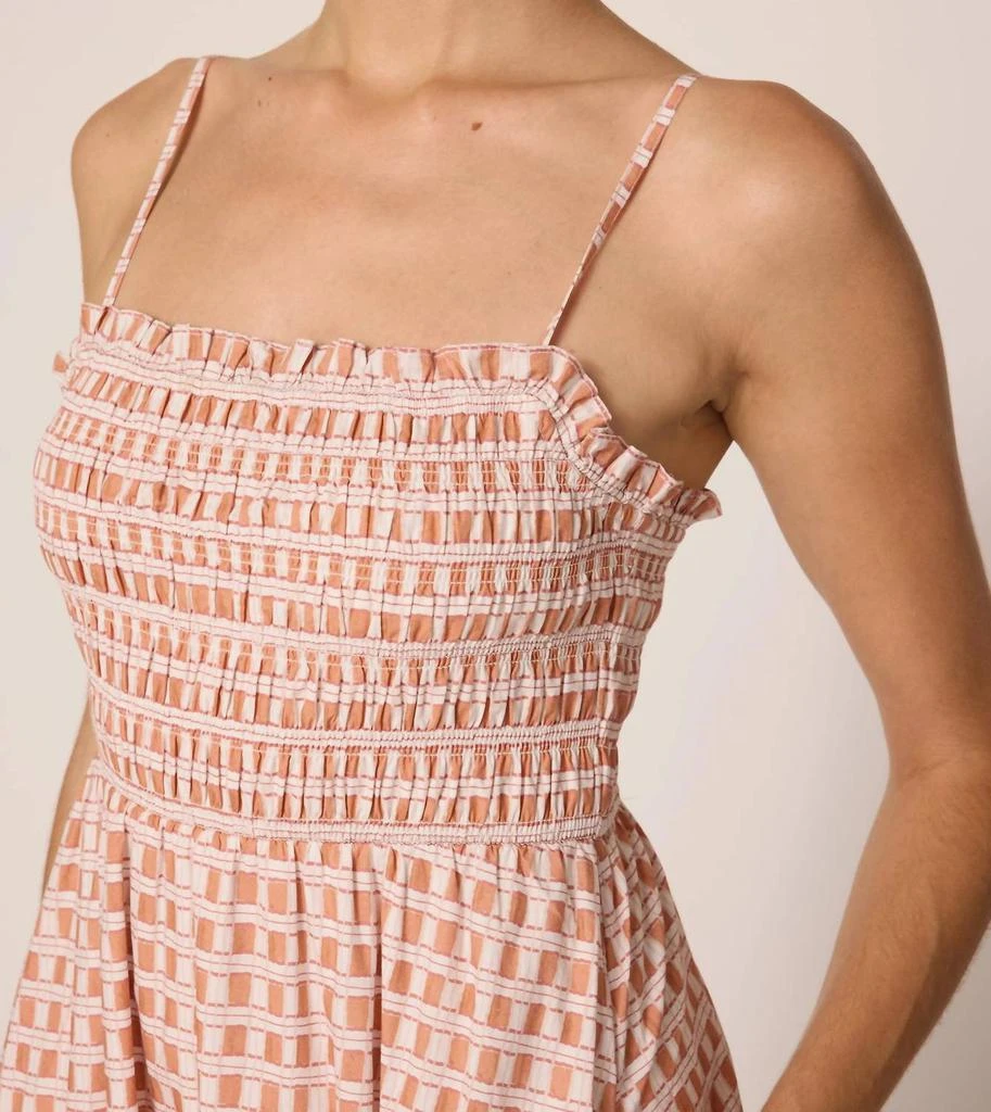 Cleobella Magnolia Ankle Dress In Bellini Plaid 4