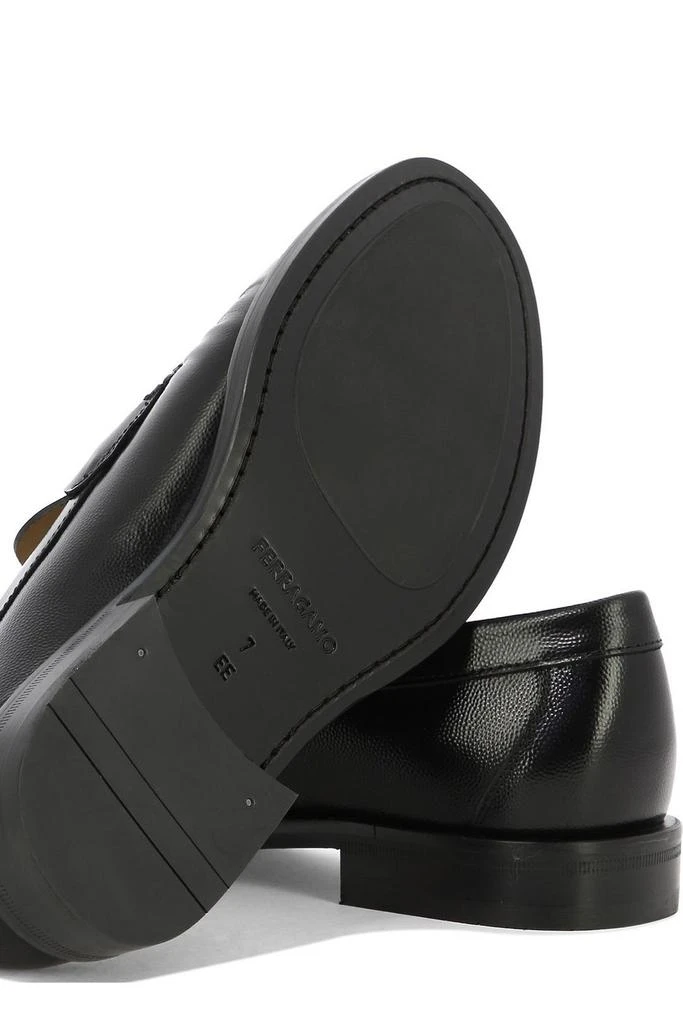 Salvatore Ferragamo Ferragamo Gancini Detailed Slip-On Loafers 5