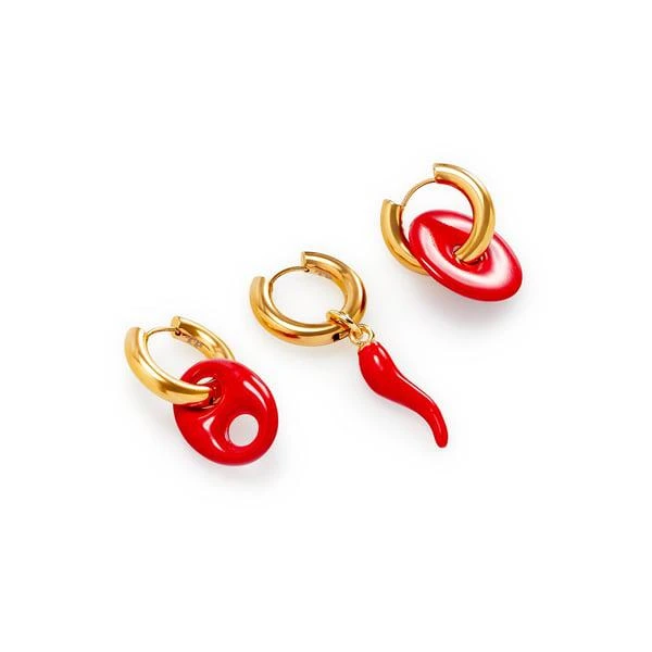 Timeless Pearly Three mismatched earrings 1