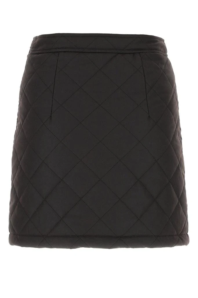 Burberry Dark brow cotton mini skirt 2